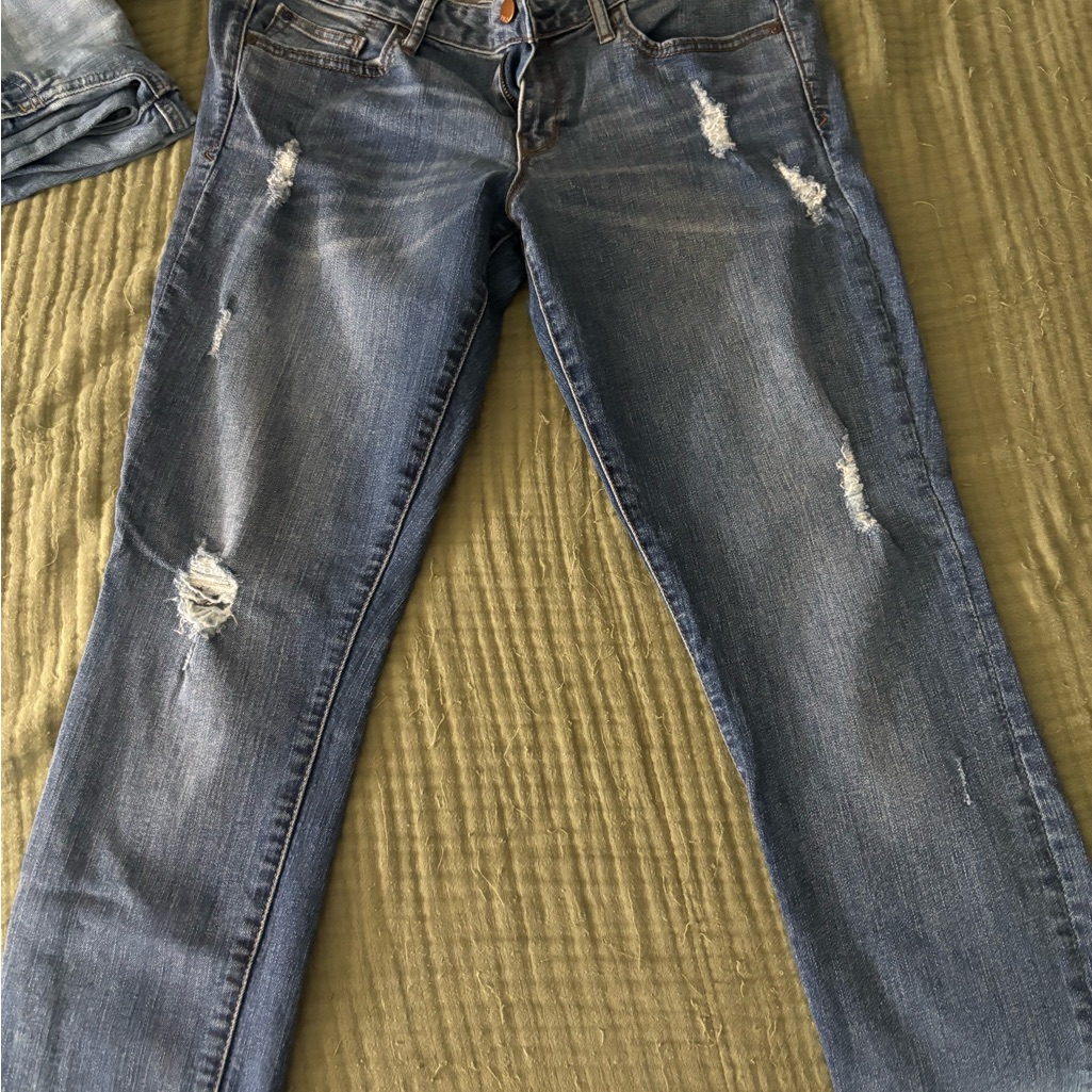 Gap Always Skinny Jeans With Distressed Details